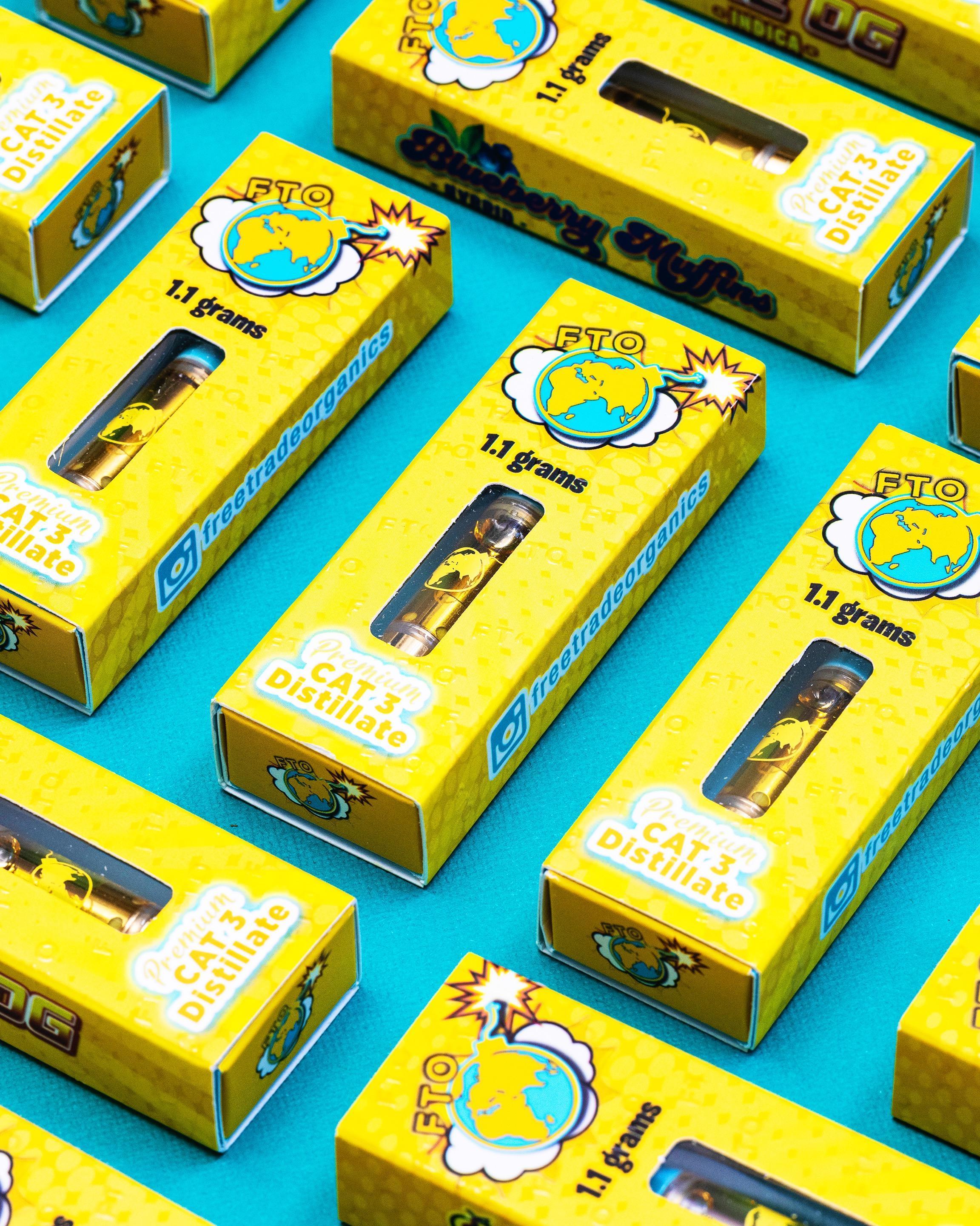 FTO Extracts THC Cartridges - 1100mg - Image 3